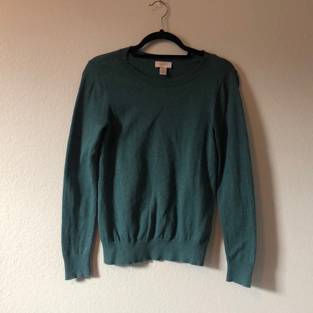 Loft drop shoulder sweater